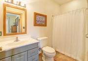 Guest bath in barn