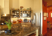 118 distant view kitchen