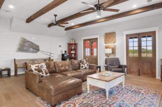 Guest house open living area