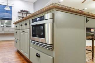 Kitchen island storage