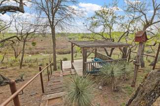 Entry stairs to Live Oak Creek