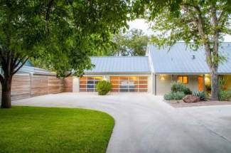 Front yard garage