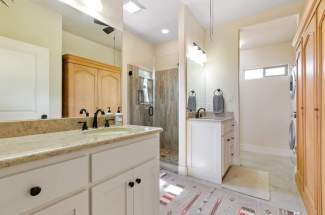 Master bathroom/laundry