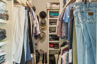 Master bedroom closet