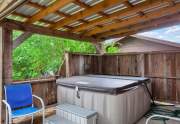 Guest house hot tub