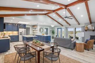 Kitchen / Dining / Living Area