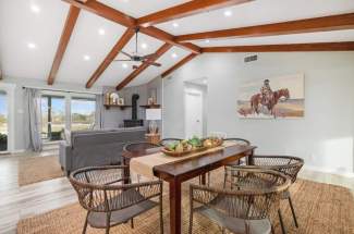 Dining to living area and bedroom hallway