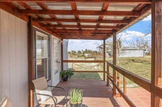 Guest house front porch
