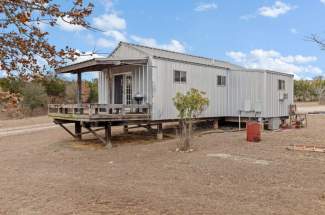 Guest house back porch