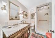 Carriage house upstairs bedroom/bath