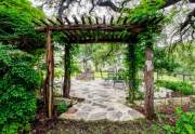 Archway in back yard