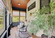 Sunroom off of the master bedroom