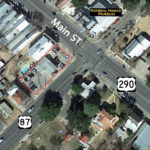 Prime Commercial corner up for sale on Fredericksburg TX Main Street