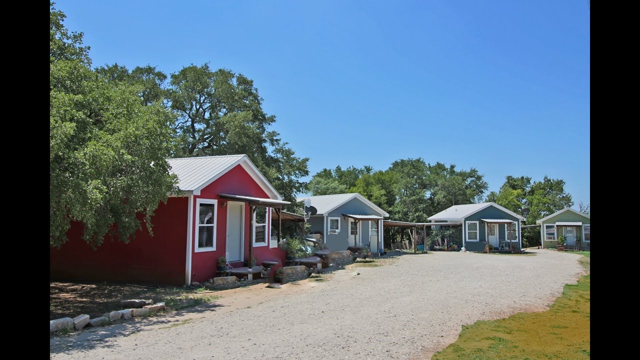 Pastel Cabins commercial investment property Fredericksburg TX