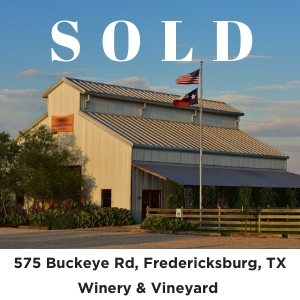 Winery Vineyard for sale Fredericksburg TX