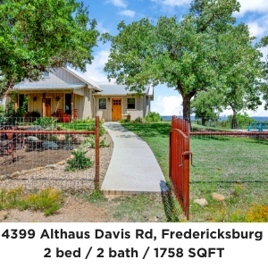 4399 Althaus-Davis Rd Fredericksburg TX / the Blowout Ranch For Sale