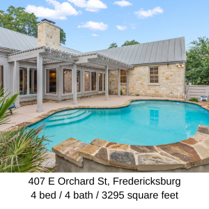 407 East Orchard Home for sale Fredericksburg TX