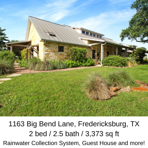 1163 Big Bend Fredericksburg TX Home For Sale