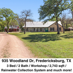 935 Woodland Drive, Fredericksburg, TX